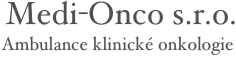  Medi-Onco s.r.o.
Ambulance klinické onkologie
